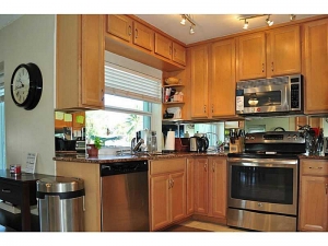 kitchen in Wilton Manors home for sale
