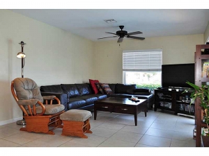 living room in Wilton Manors home for sale